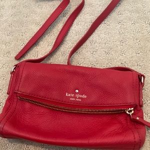 Kate Spade Crossbody, red leather